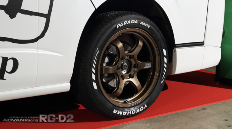 サマータイヤ 送料無料 ヨコハマ PARADA LT 50R18インチ 225 パラダ ホワイトレター 105H PA03 4本セット 107