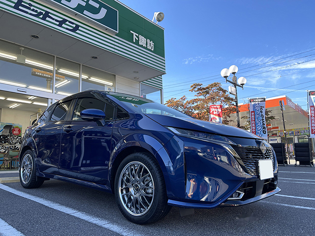 日産 オーラ | タイヤはピットイン